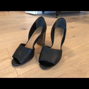 Franco Sarto Block Heel D’Orsay Pumps!